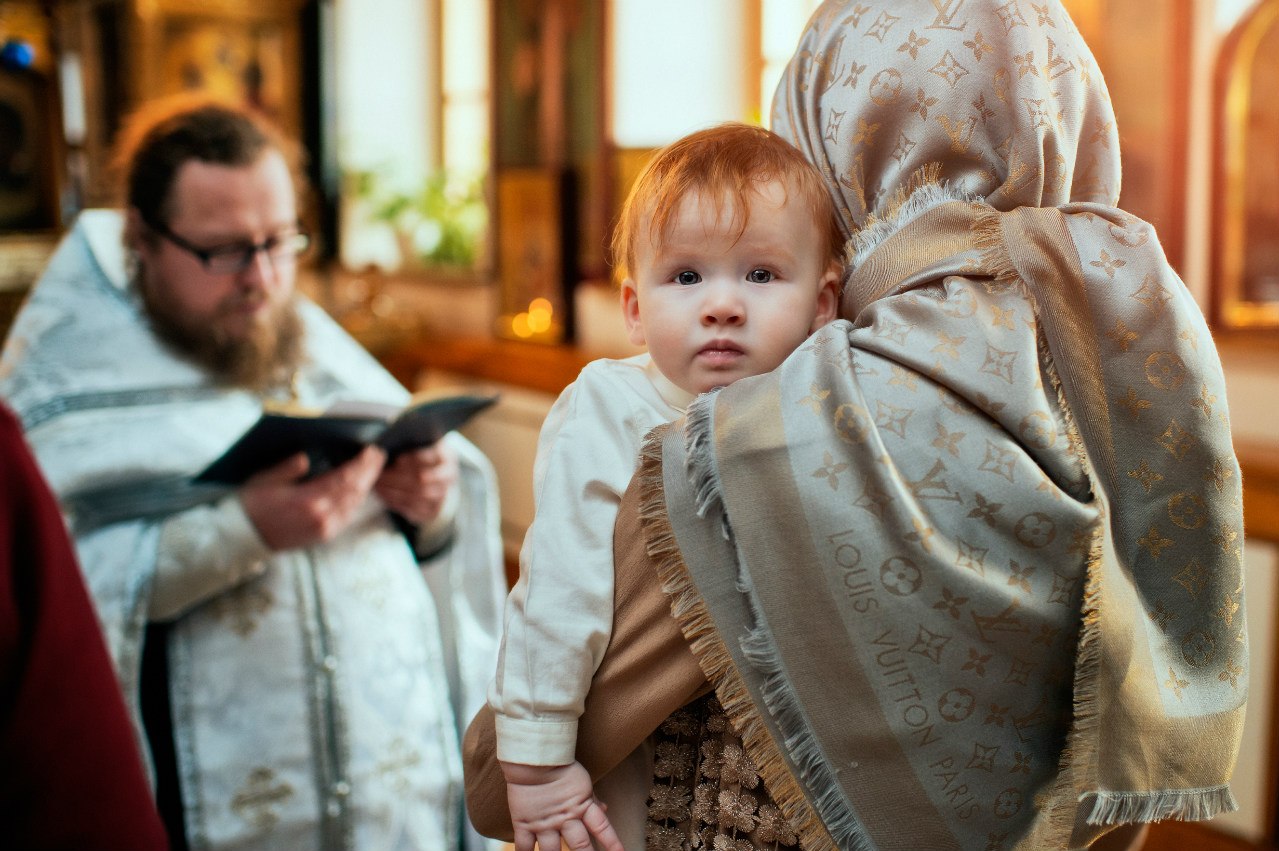 Православные Помощник Ребенок Девочка Голая