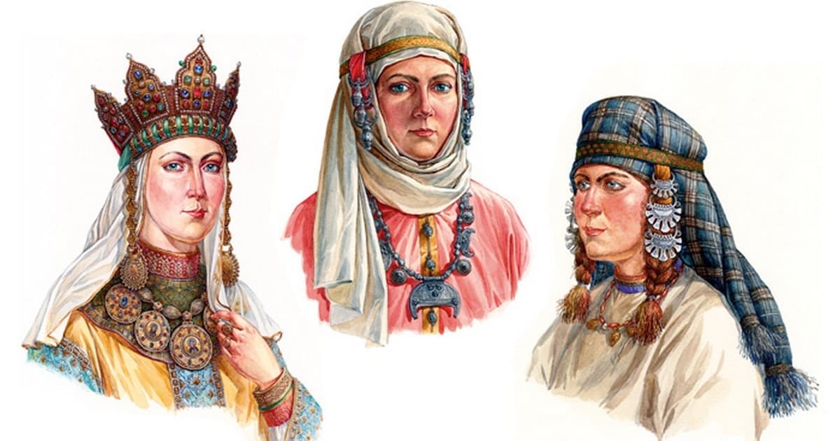 Девичьи прически восточнославянских народов