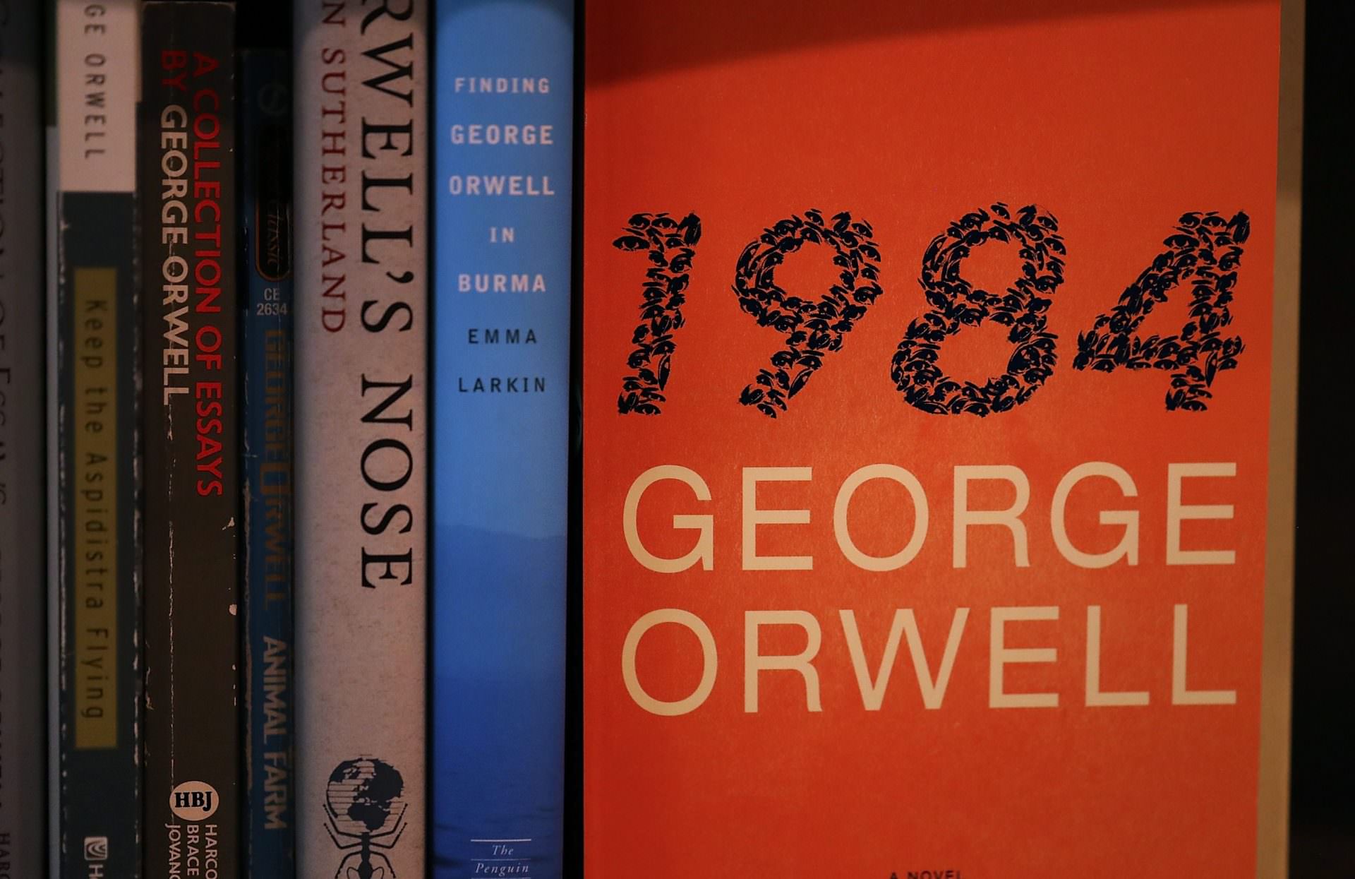 Оруэлл 1984 о чем книга. Оруэлл 1984 книга. Джордж Оруэлл 1984 год.