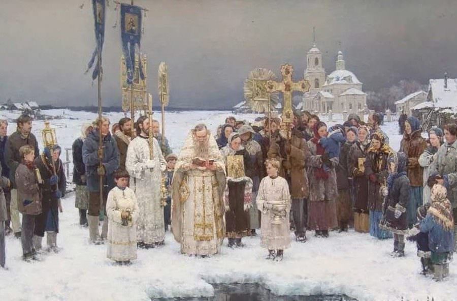 богоявление россия зима