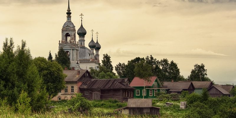 деревня церковь