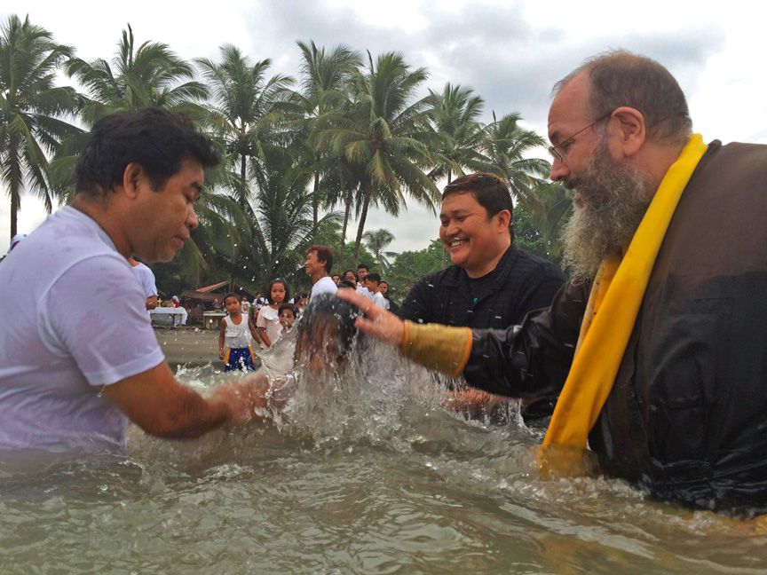 массовое крещение