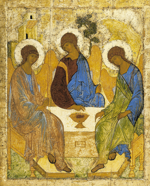 Икона Святой Троицы преподобного Андрея Рублева